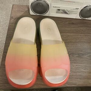 UGG Multicolor Gradient Slide Sandals